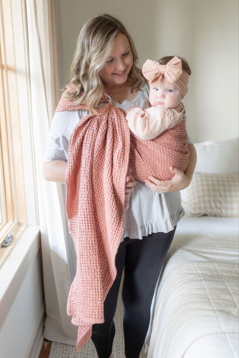 しっとりと【LoveHeld】リネン100% リングスリング High Quality SOFT Woven Wraps & Ring Sling Baby Carriers
