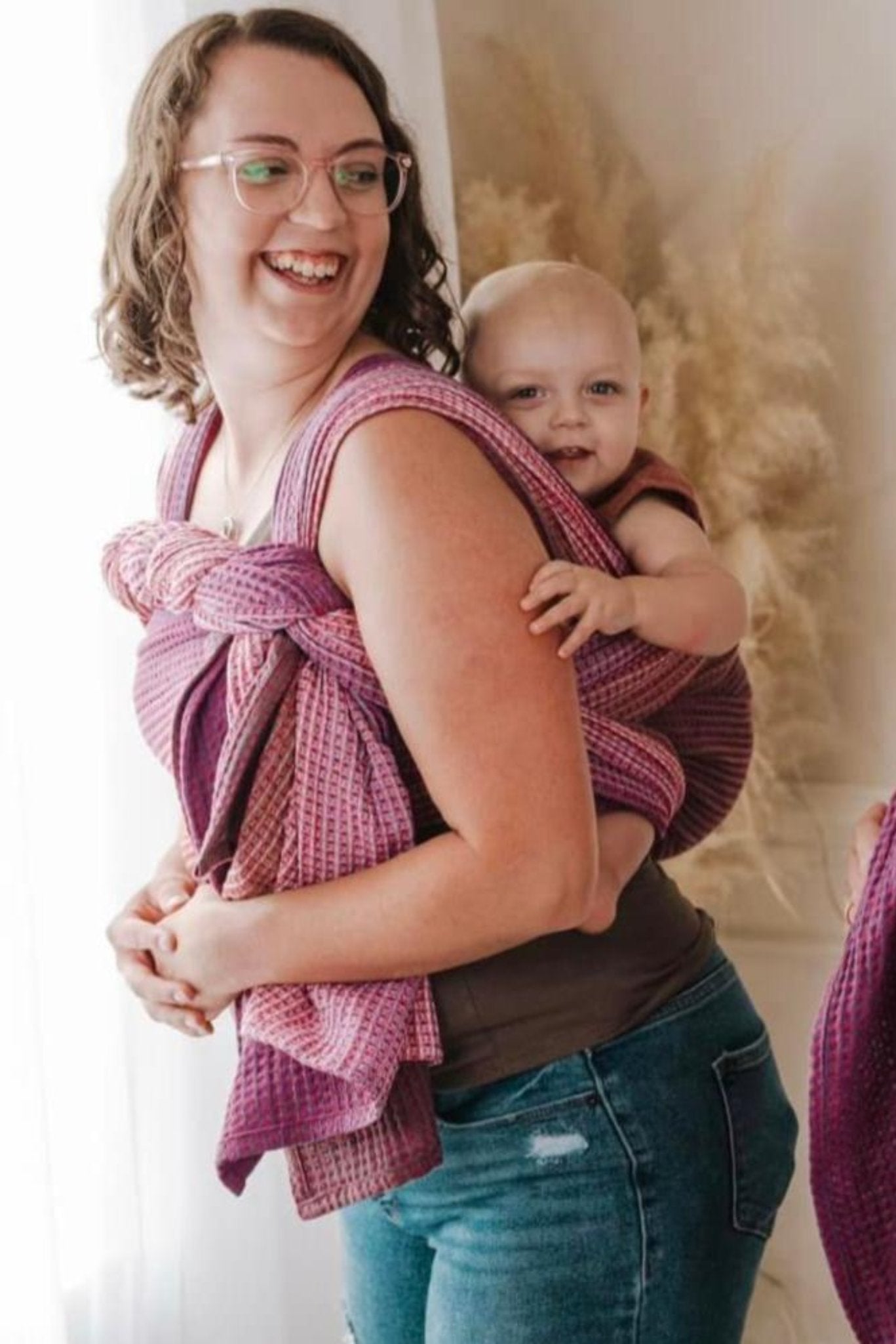 Philomena Waffle Woven Wrap