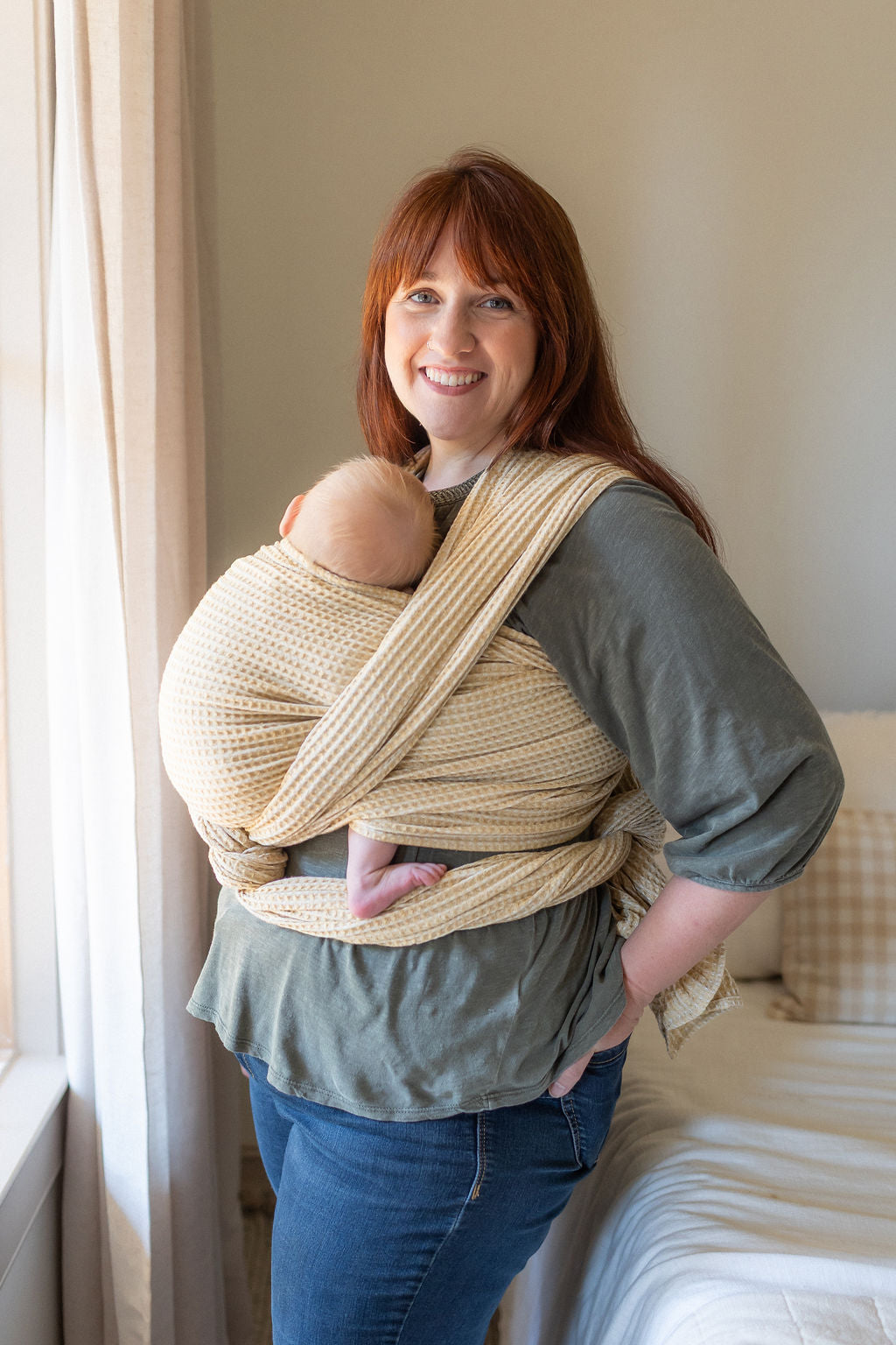 Carmen Waffle Woven Wrap