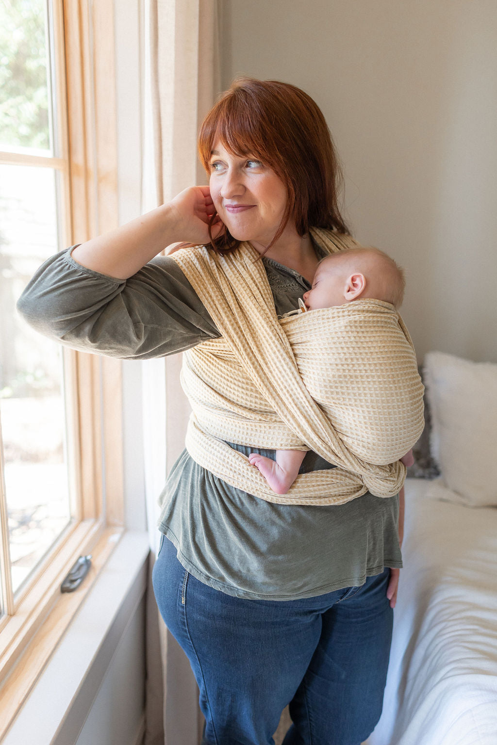 Carmen Waffle Woven Wrap