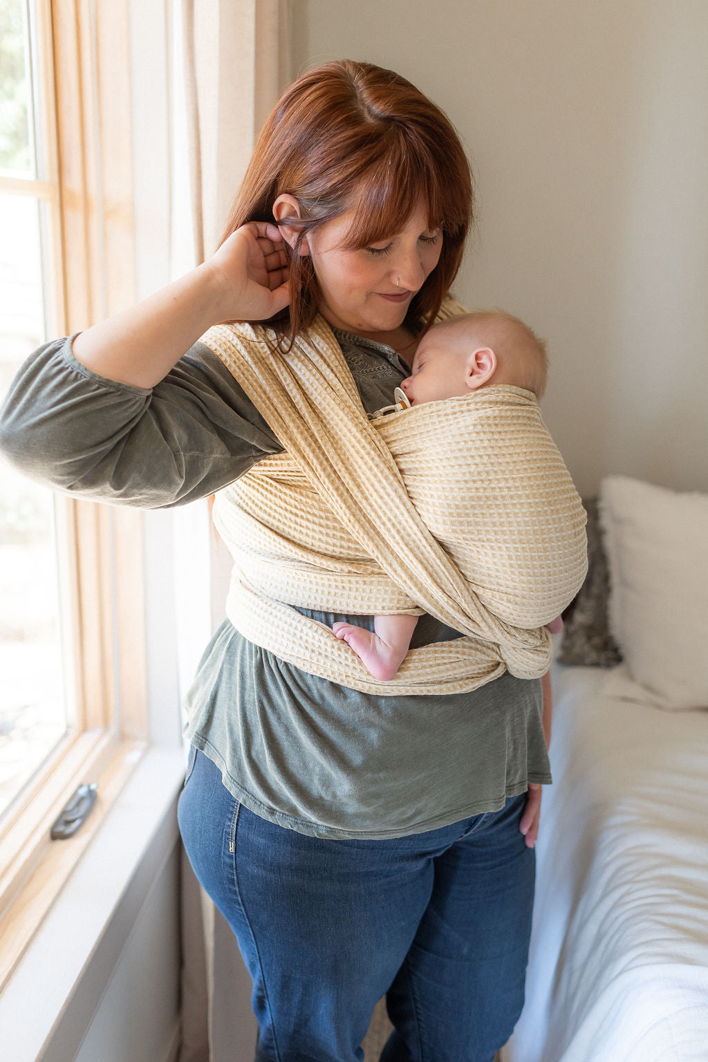 Carmen Waffle Woven Wrap