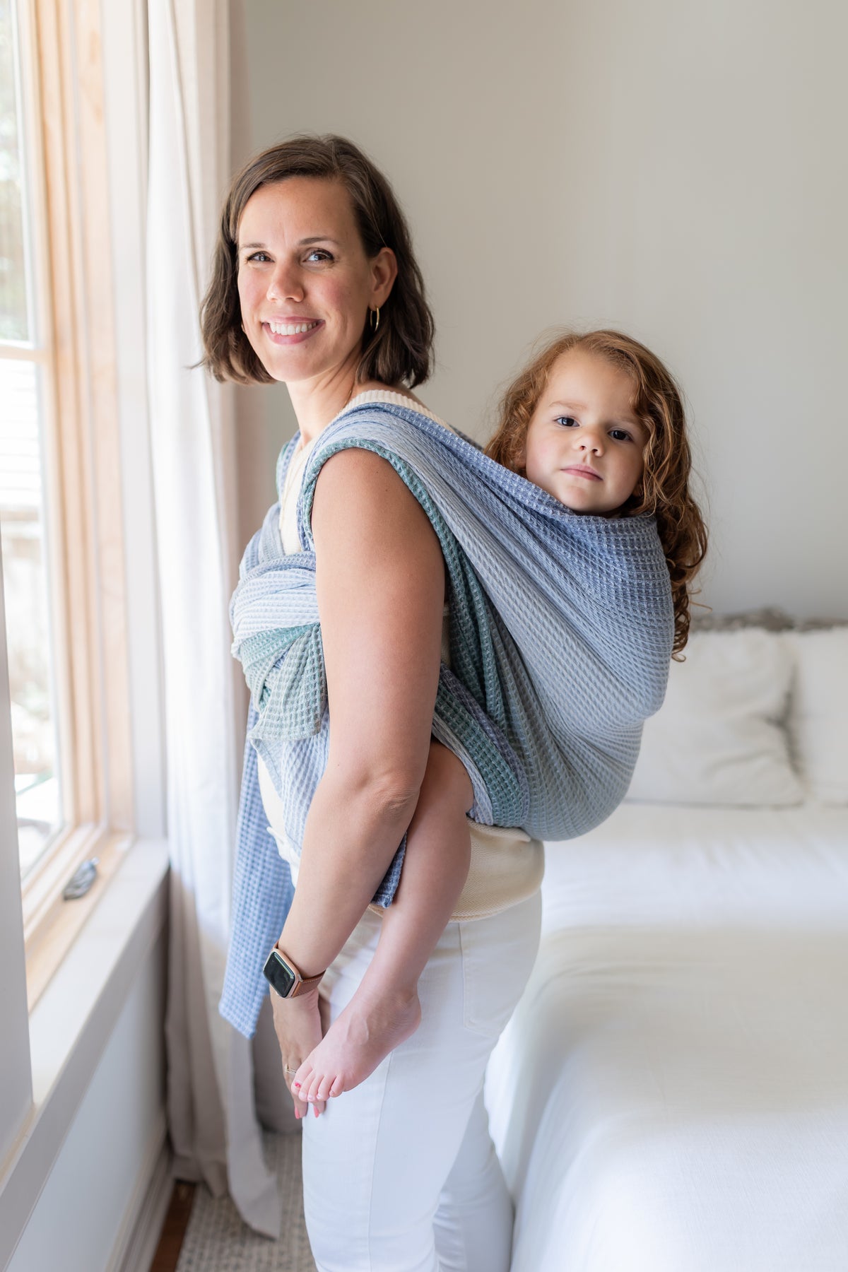 Eden Sea Waffle Woven Wrap
