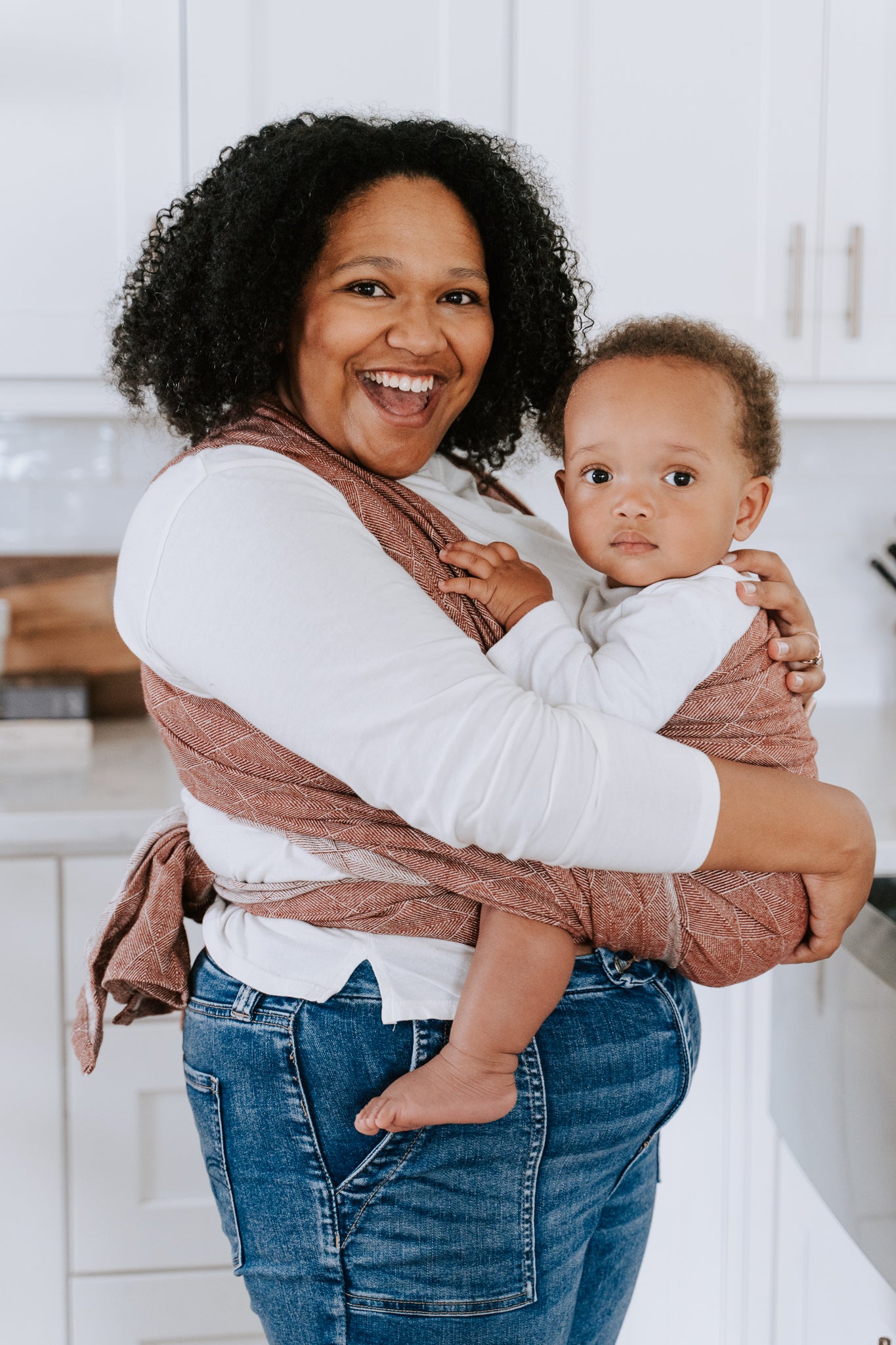 Autumn Linen SOFT Woven Wrap Baby & Toddler Carrier | LoveHeld