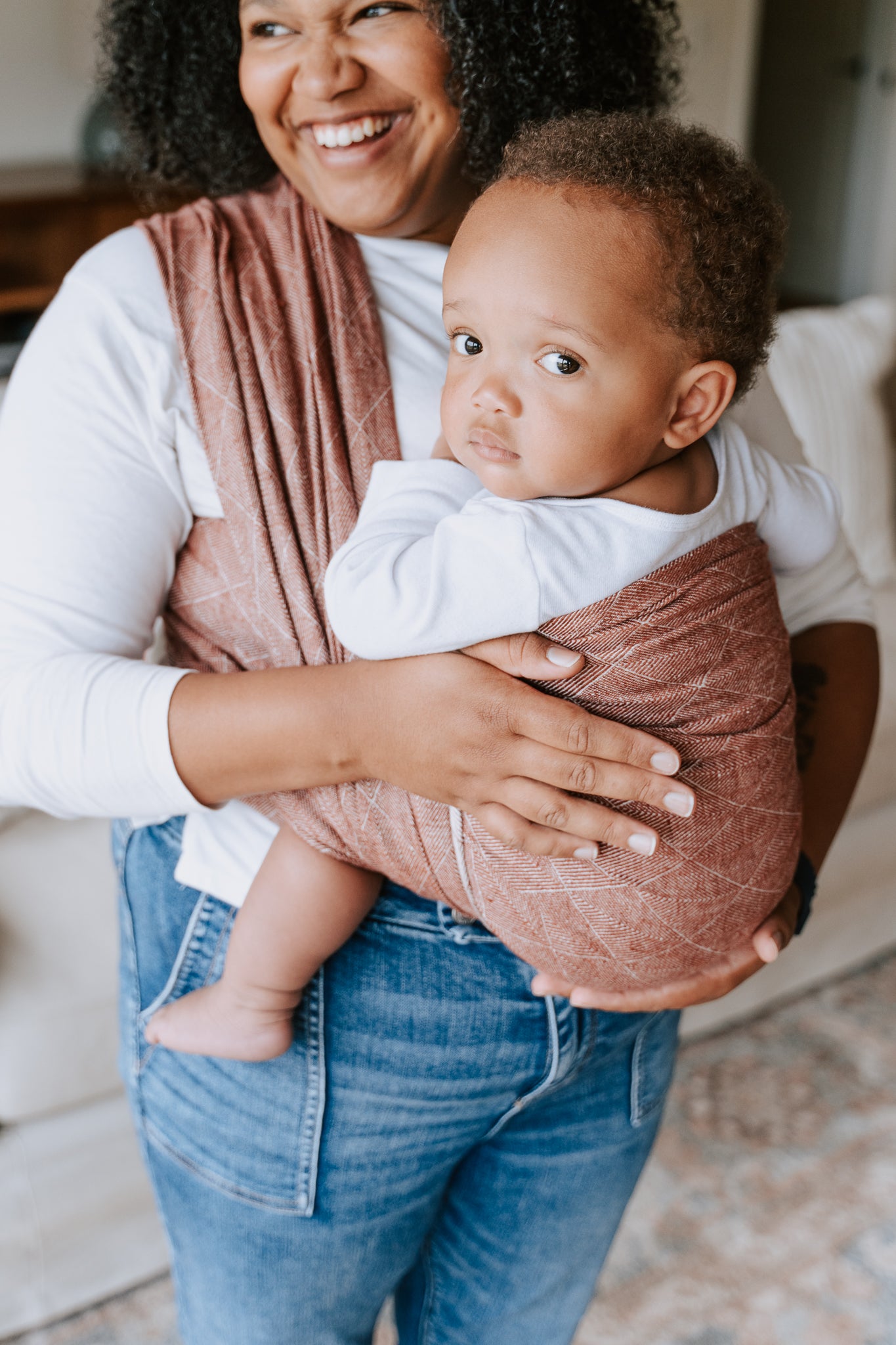 Autumn Linen SOFT Woven Wrap Baby & Toddler Carrier | LoveHeld