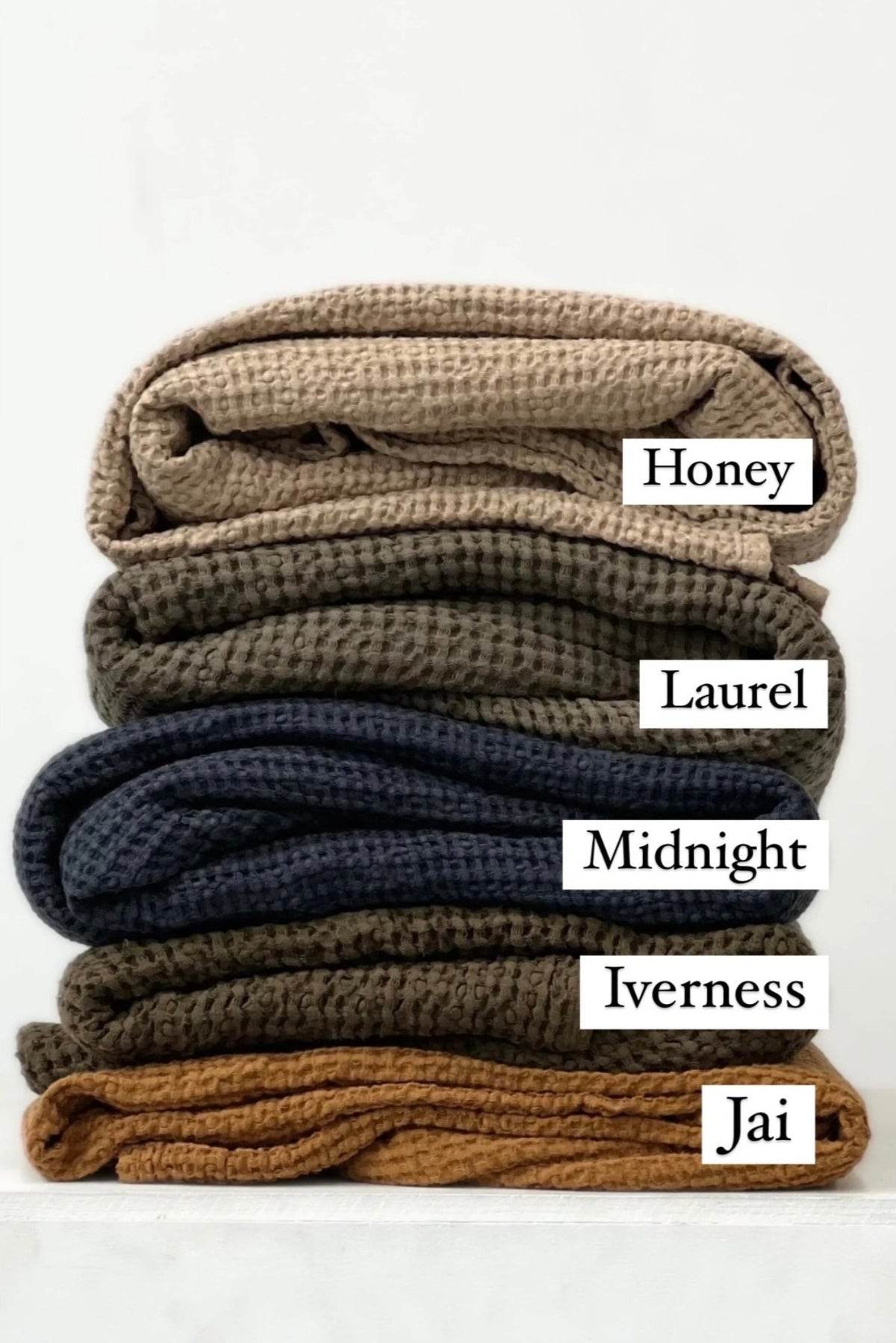 Waffle Blankets & Throws